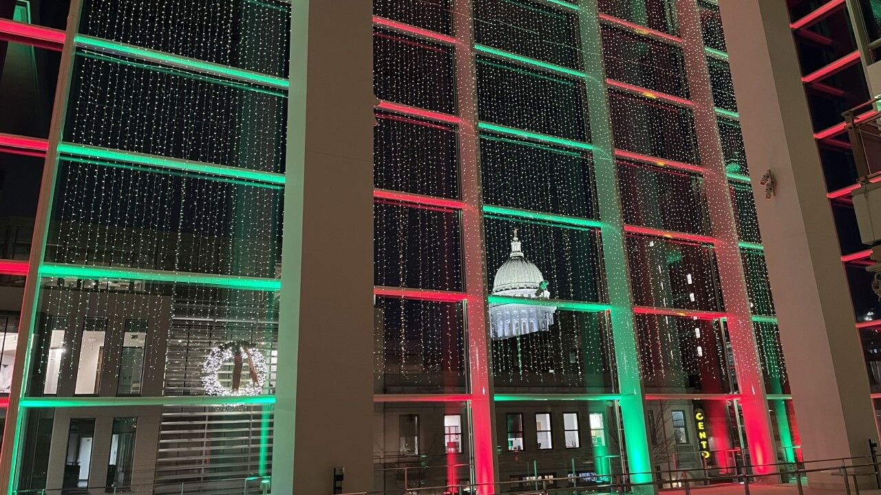 Overture Center’s light display
